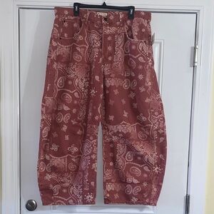 Free People Barrel Jeans